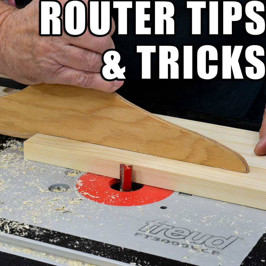 Wood Router Tips and Tricks from Colin Knecht
