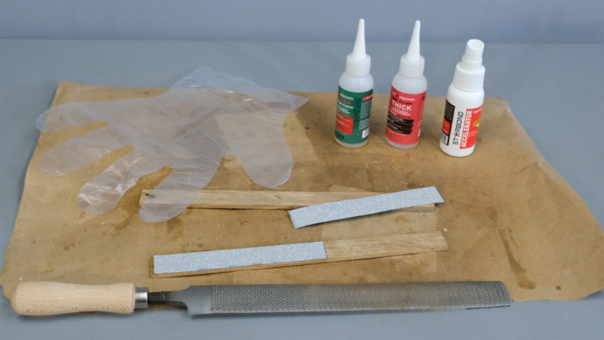 cyanacrylate adhesive for sand paper
