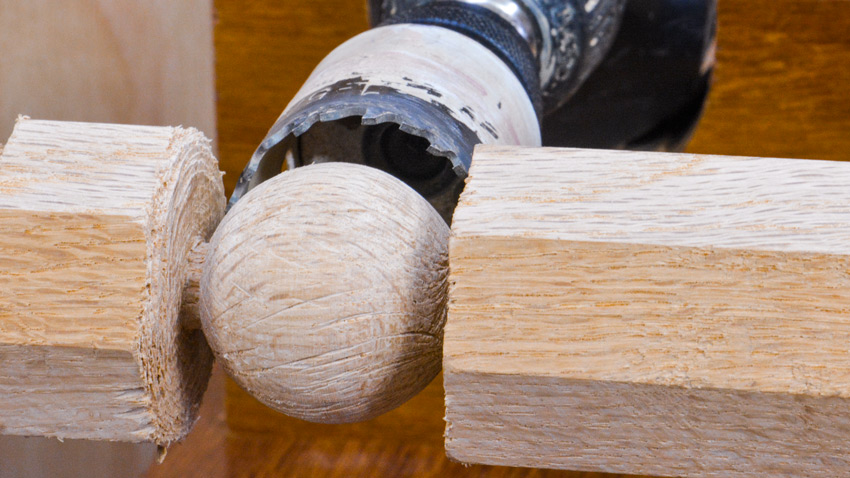 Making wood balls