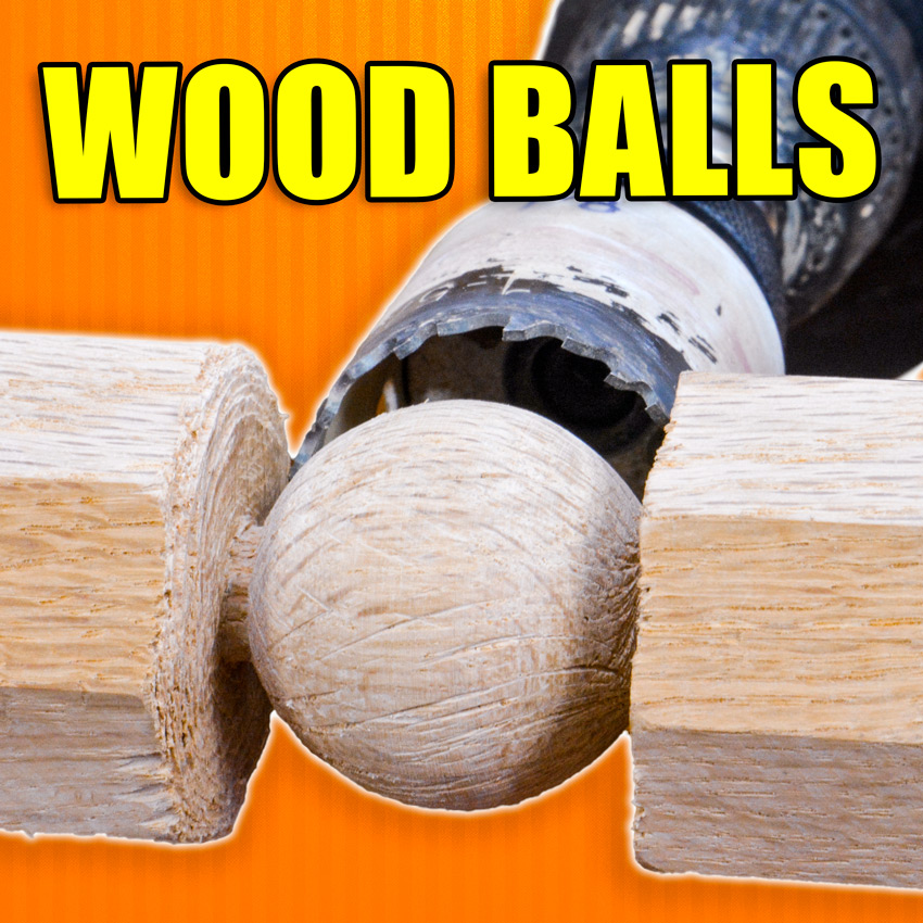 How to make wood balls