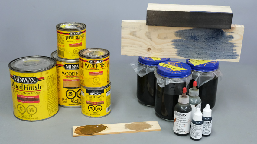 Wood Finishing Stains and Dyes