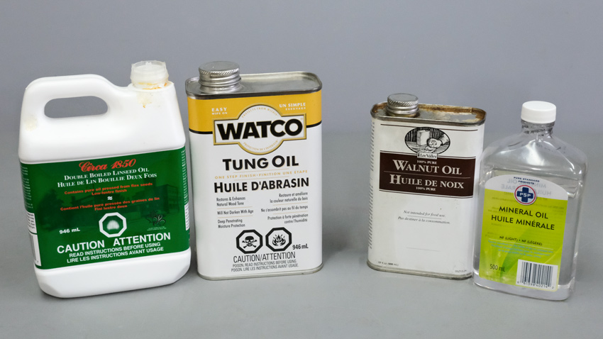 Wood Finishing Oils