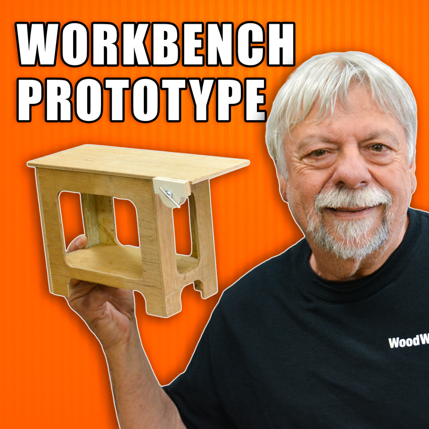 How to Build a Woodworking Workbench: Scale Model Prototype