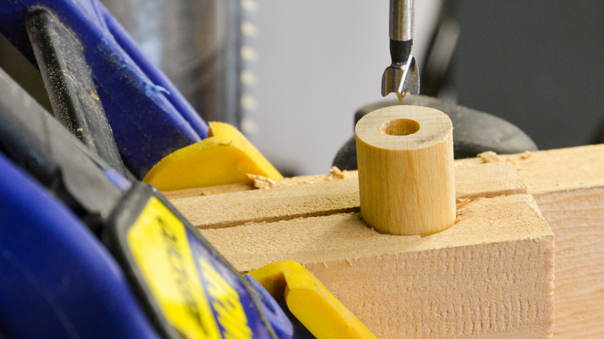 Cutting Holes in Doweling