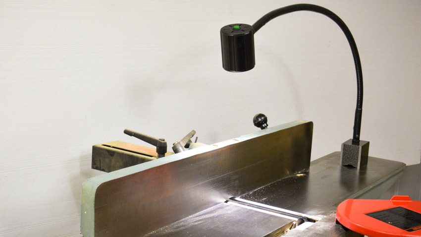 Wood jointer light