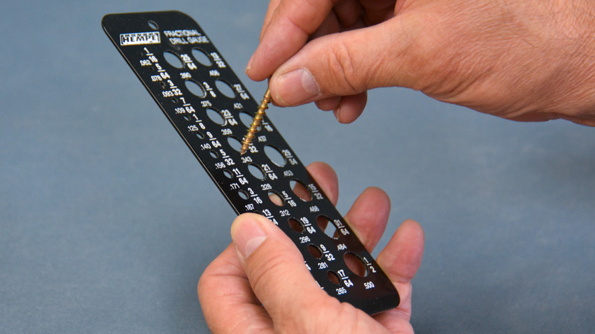 Screw Sizing
