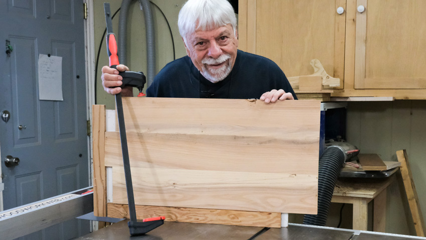 Trimming Glued Boards