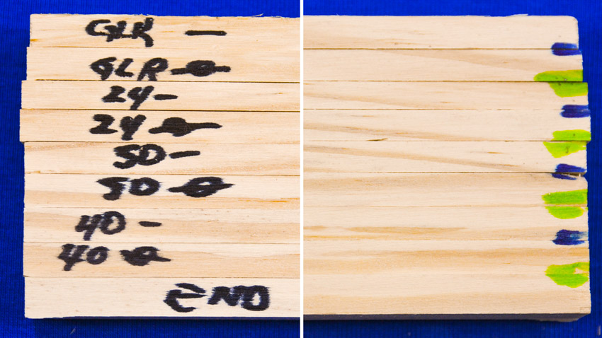 Zero Clearance Table Saw Insert Test PINE