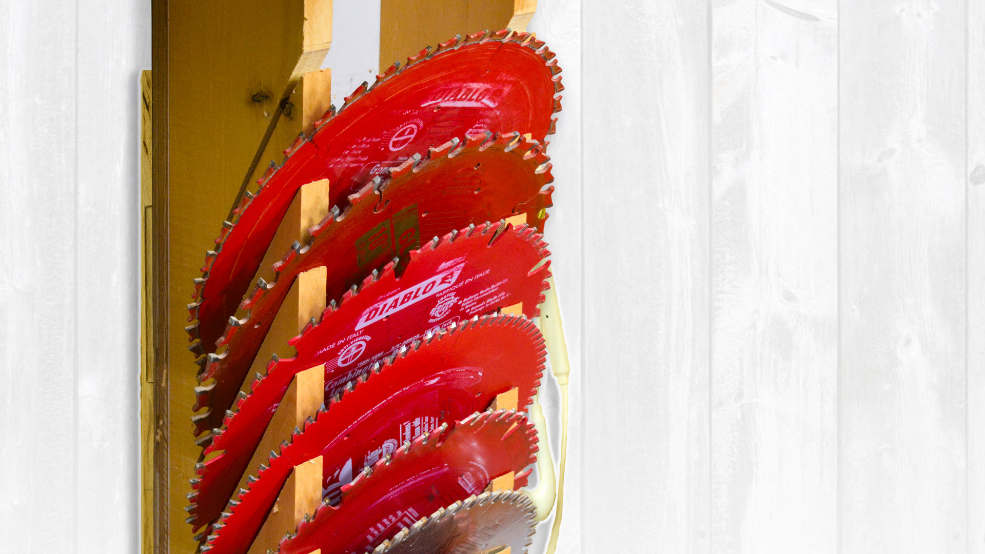 table saw blade storage