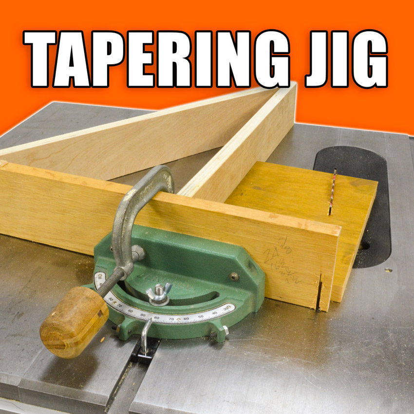 Mitre Gauge Tapering Jig