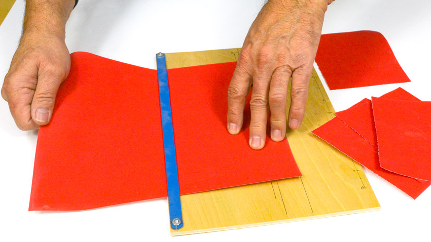 Sand paper cutter