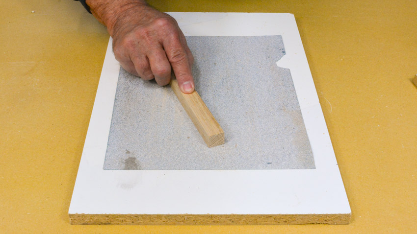 sanding table blow