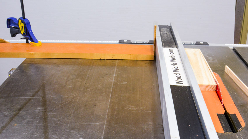 Tablesaw Fence Stops