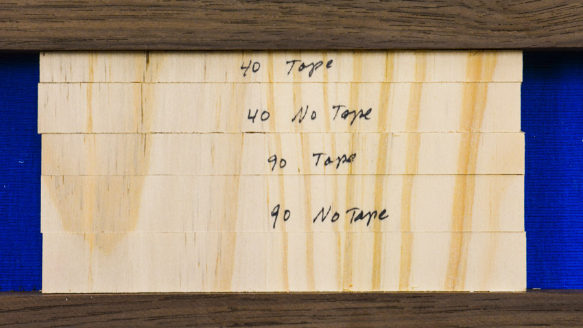 Crosscut Tap Test Pine