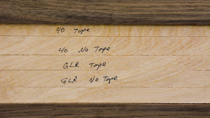 Ripping Tape Test Plywood