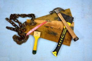 distressing wood for antique look
