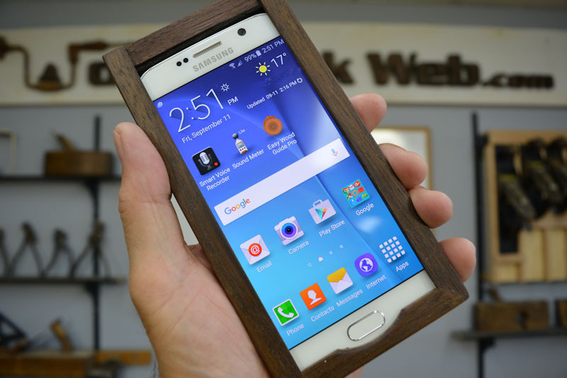 galaxy 6 wooden case