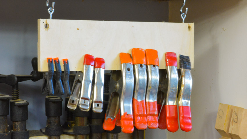 spring clamp storage
