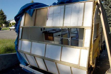 Trailer panel insulation