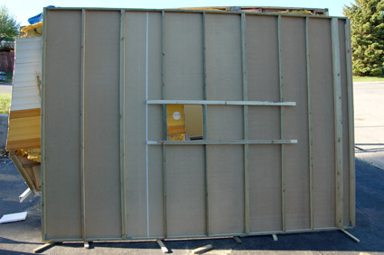 Travel trailer roof panel