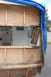 Travel Trailer back frame