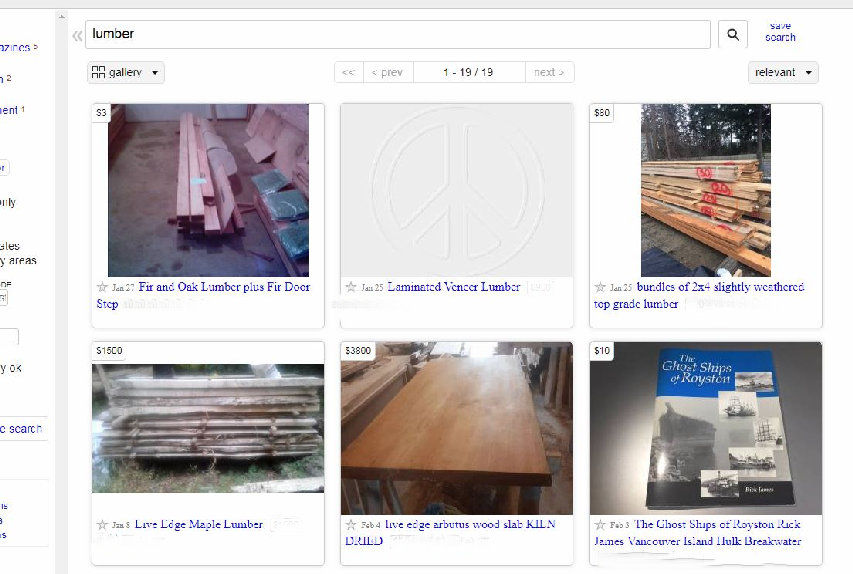 Craigslist for free wood