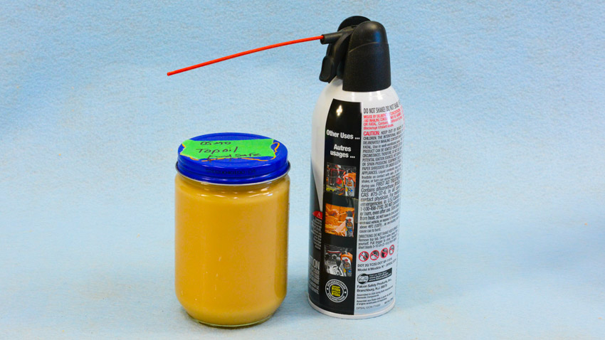 Storage of paints and finishes