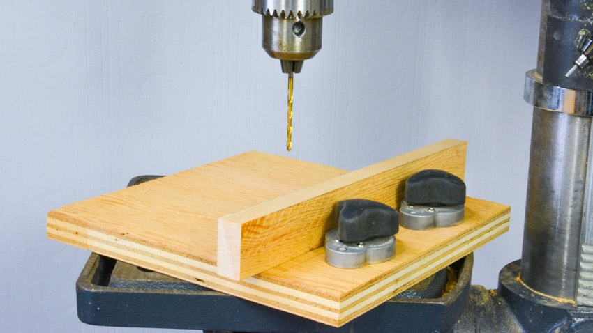 Drill press fence