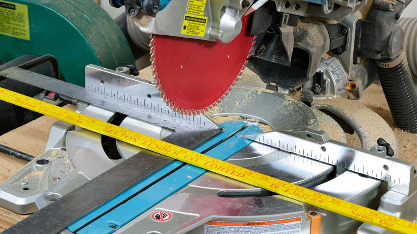 Squaring a Miter Saw