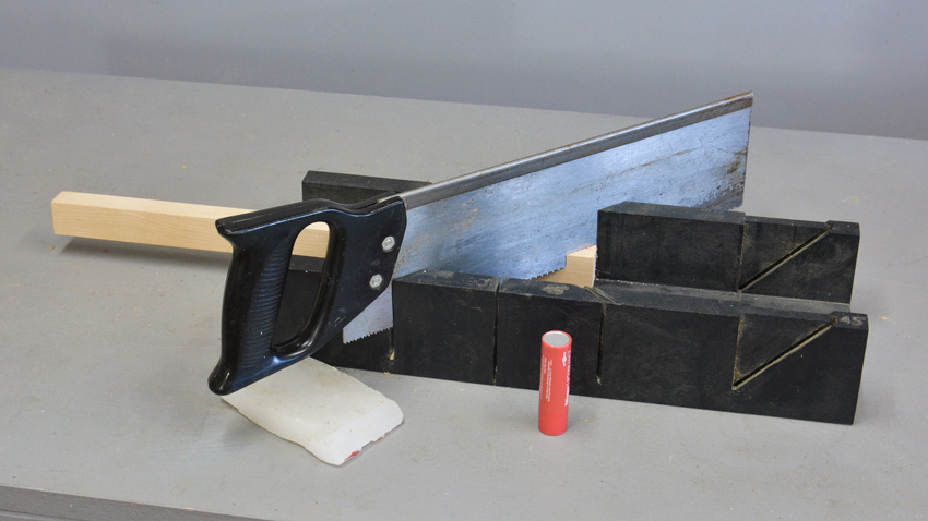 Wax on saw blades