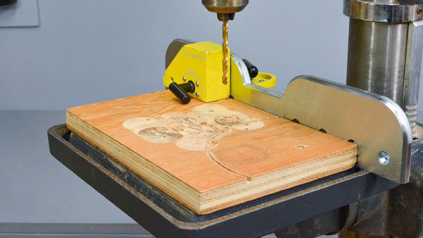 Magswitch drill press jig