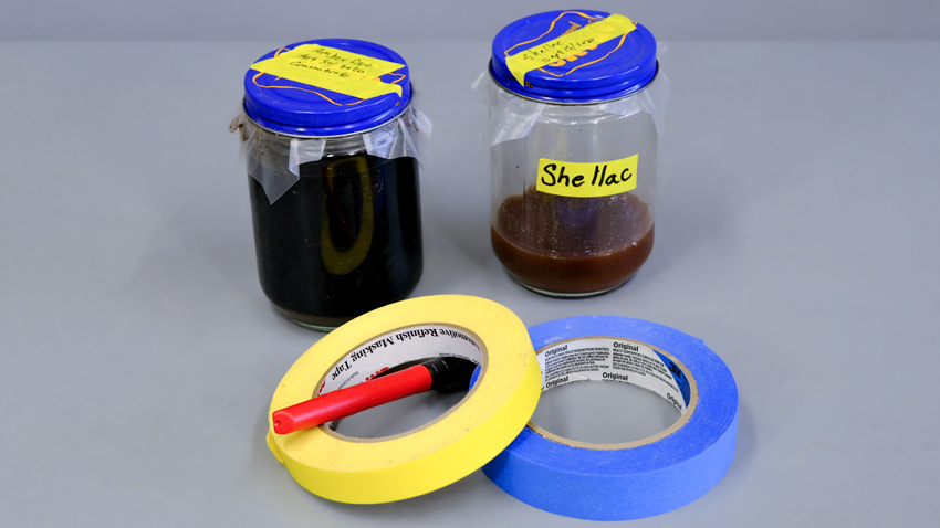 Masking Tape labels