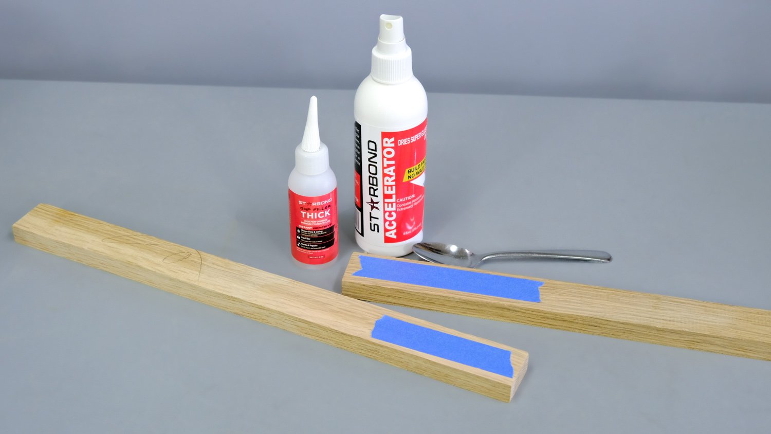 CA Glue and Masking Tape