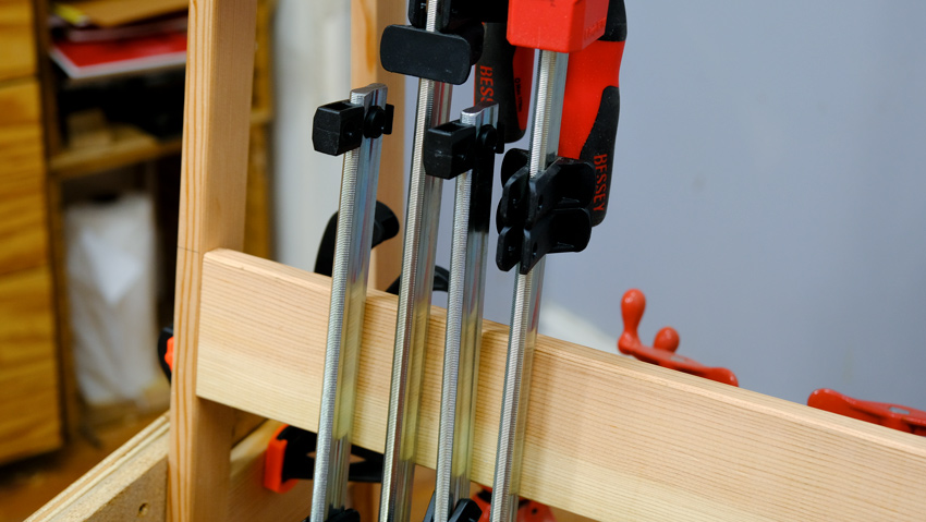 Wood Clamp Storage