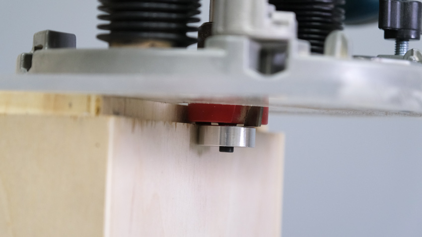 Router bit wood box lip
