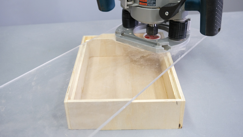 Wooden Box Router Jig