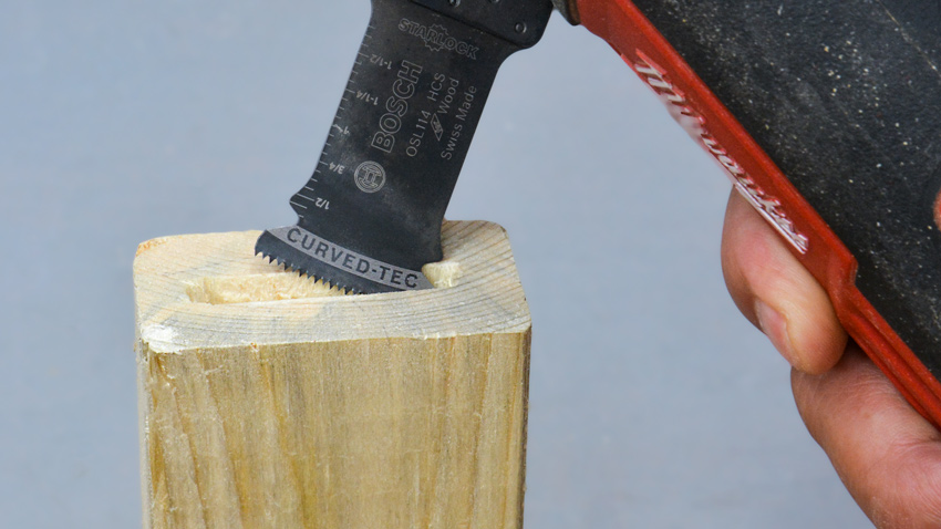 Oscillating Tool Mortise