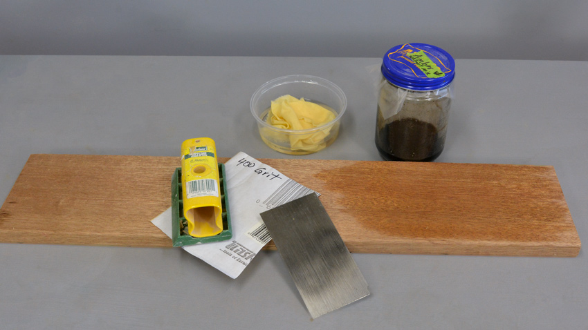 Raising the wood grain