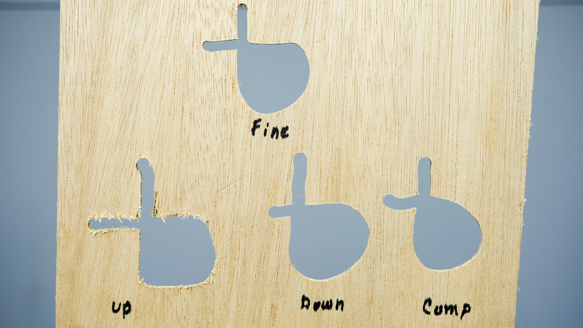 Spiral Bit 1/8 Plywood Front