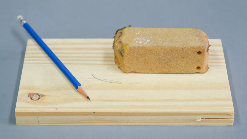 Belt sander eraser