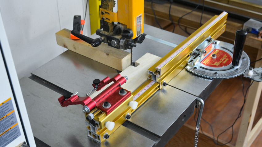 Incra MITER gauge on a bandsaw 