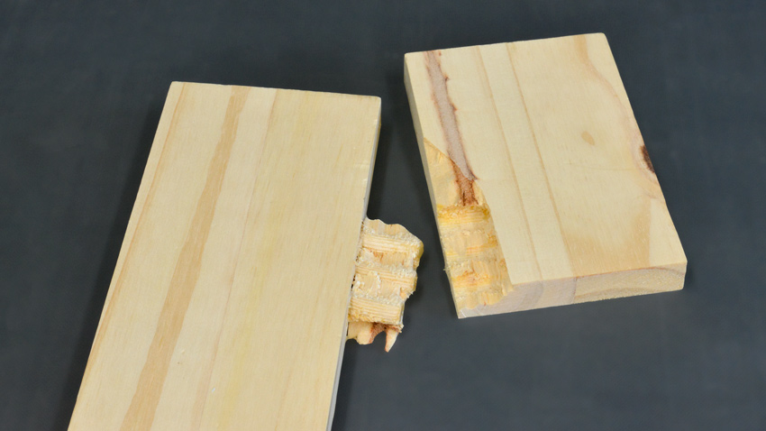 Pine wood joinery