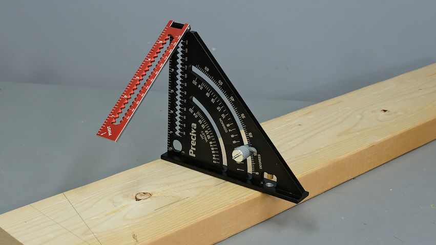6 Inch Folding Triangle Square