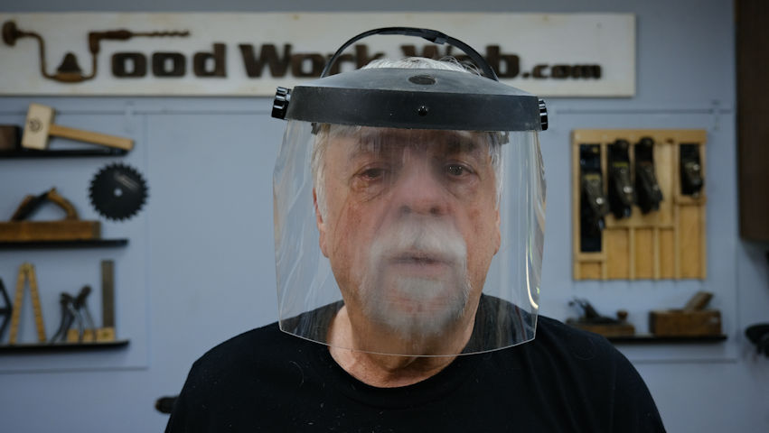 Face shield fogging