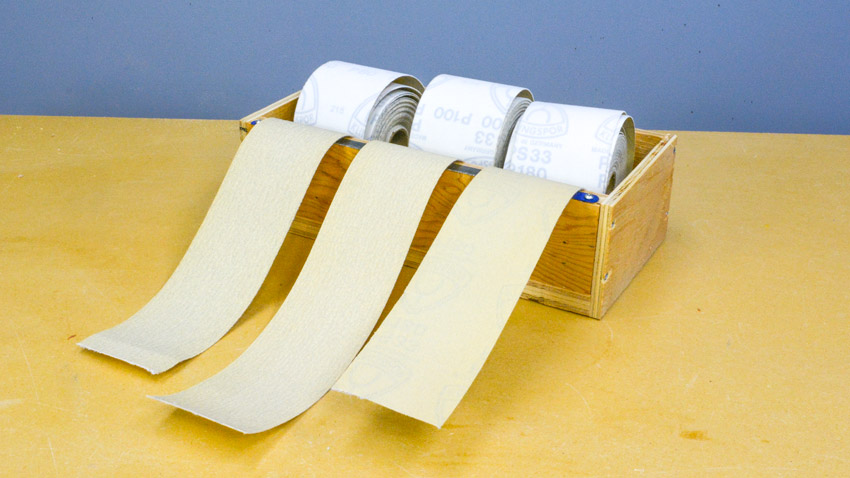 Sandpaper Dispenser
