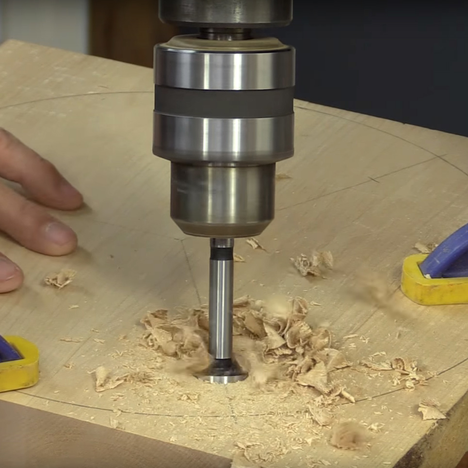 Drill press angle holes